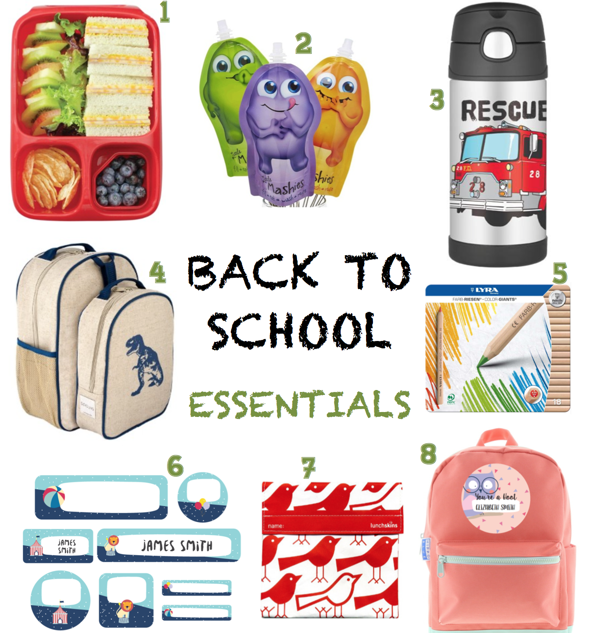 Back to School Backpacks, Lunchboxes and School Essentials For