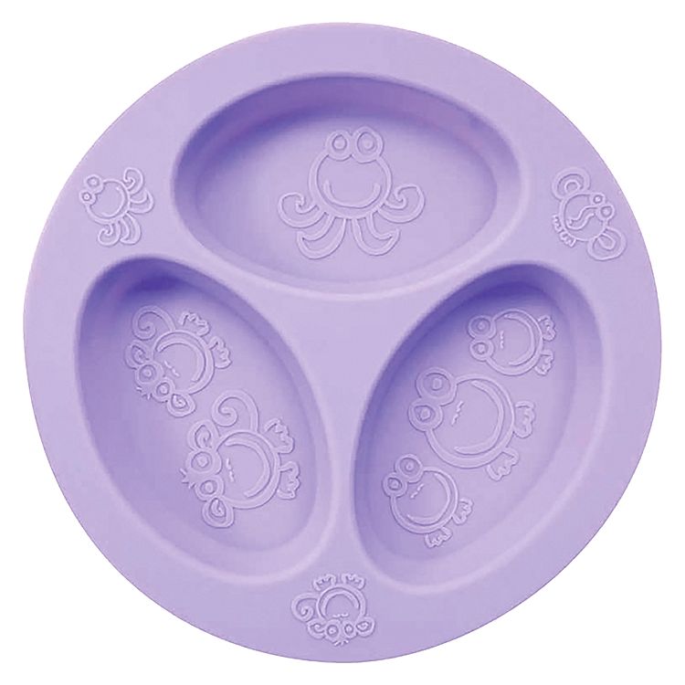 Divided plate - Make dinnertime easier with the divided sections of this highly durable and non-toxic high-grade European silicone divided plate. The divided sections ensure food isn’t touching.